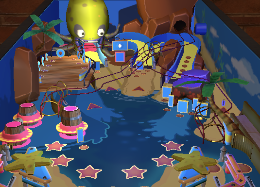 Octo-Pinball game screenshot